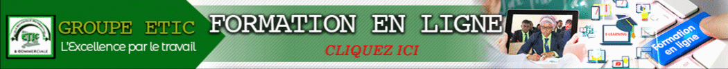 Banniere Cours en ligne Etic